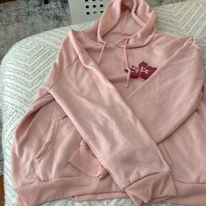 Light pink beach hoodie